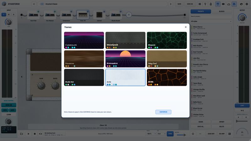 Arctic theme and theme editor